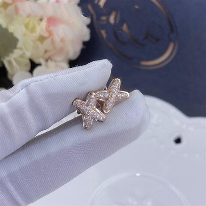 [Rosla]JEUX DE PINK GOLD DIAMOND EARRINGS