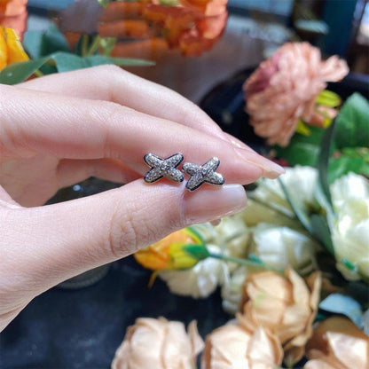 [Rosla]JEUX DE SILVER DIAMOND EARRINGS