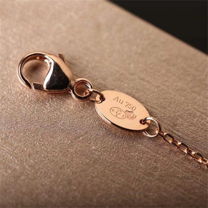 [Rosla]Hollow Design Four-Leaf Clover Flower Shape Ring