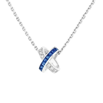 [Rosla]LIENS DIAMOND SILVER NECKLACE