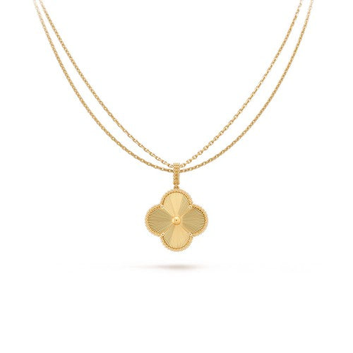[Rosla]CLOVER 25MM PEDANT NECKLACE GOLD