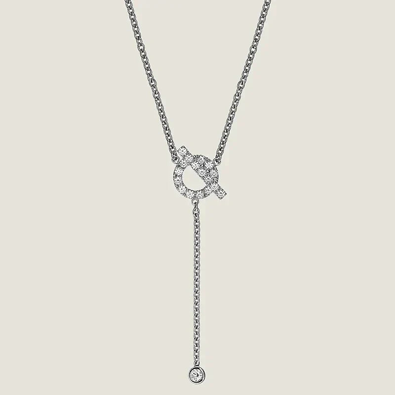 [Rosla]FINESSE SILVER DIAMOND NECKLACE