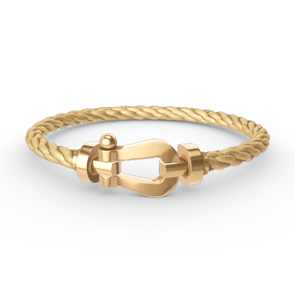[Rosla]FORCE LARGE HORSESHOE NO DIAMOND BRACELET GOLD