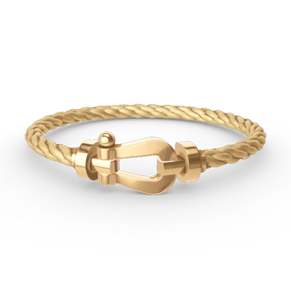[Rosla]FORCE LARGE HORSESHOE NO DIAMOND BRACELET GOLD