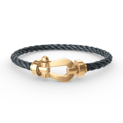 [Rosla]FORCE LARGE HORSESHOE NO DIAMOND BRACELET GOLD