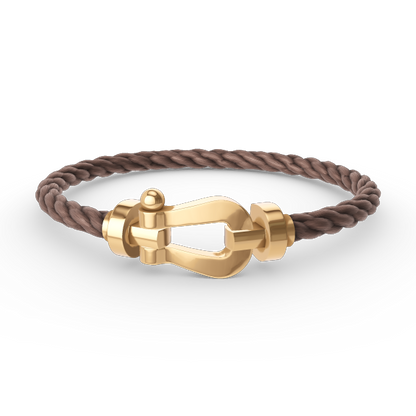 [Rosla]FORCE LARGE HORSESHOE NO DIAMOND BRACELET GOLD