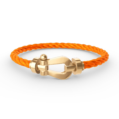 [Rosla]FORCE LARGE HORSESHOE NO DIAMOND BRACELET GOLD