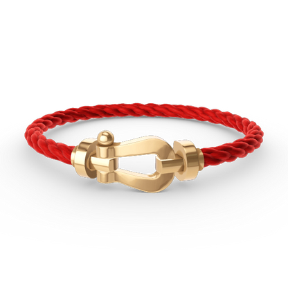 [Rosla]FORCE LARGE HORSESHOE NO DIAMOND BRACELET GOLD