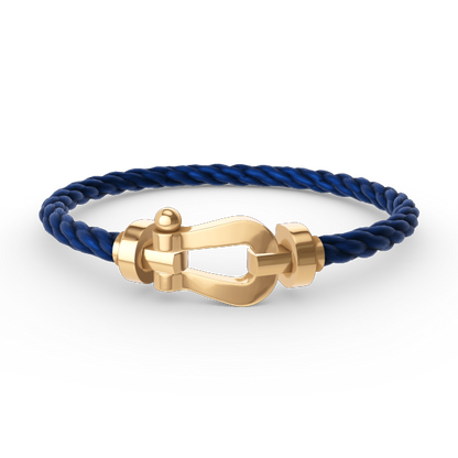 [Rosla]FORCE LARGE HORSESHOE NO DIAMOND BRACELET GOLD