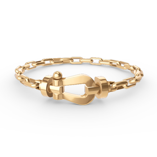 [Rosla]FORCE LARGE HORSESHOE CLASP  METAL BRACELET