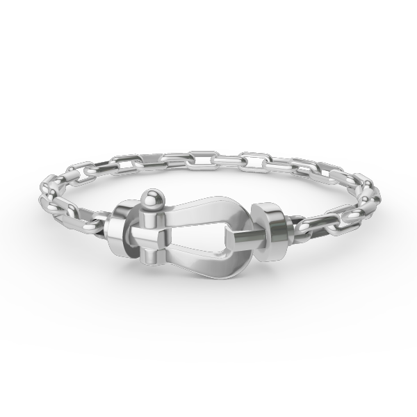 [Rosla]FORCE LARGE HORSESHOE CLASP  METAL BRACELET
