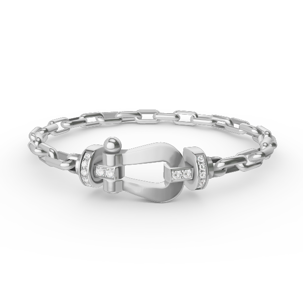 [Rosla]FORCE LARGE HORSESHOE CLASP  METAL BRACELET