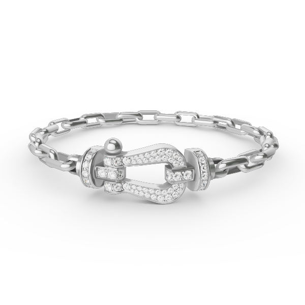 [Rosla]FORCE LARGE HORSESHOE CLASP  METAL BRACELET