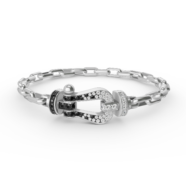 [Rosla]FORCE LARGE HORSESHOE CLASP  METAL BRACELET