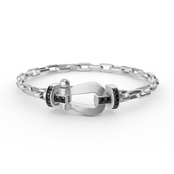 [Rosla]FORCE LARGE HORSESHOE CLASP  METAL BRACELET