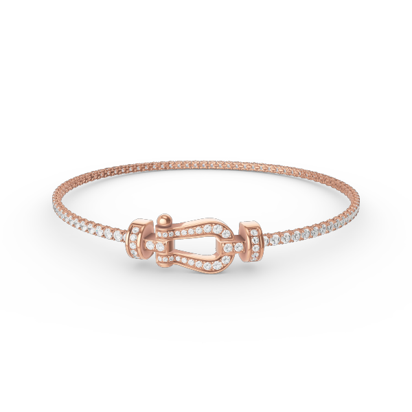 [Rosla]FORCE  HORSESHOE  DIAMOND TENNIS BRACELET