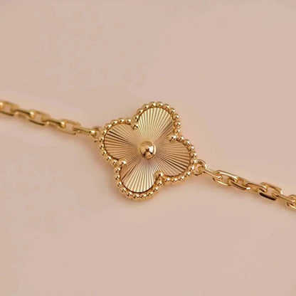 [Rosla]CLOVER 5 FLOWERS LASER BRACELET