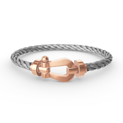[Rosla]FORCE LARGE HORSESHOE NO DIAMOND BRACELET ROSE GOLD