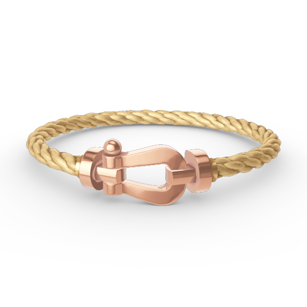 [Rosla]FORCE LARGE HORSESHOE NO DIAMOND BRACELET ROSE GOLD