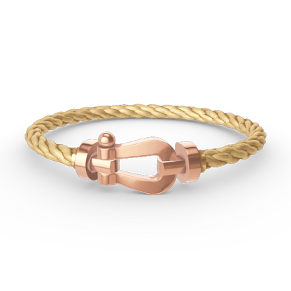 [Rosla]FORCE LARGE HORSESHOE NO DIAMOND BRACELET ROSE GOLD