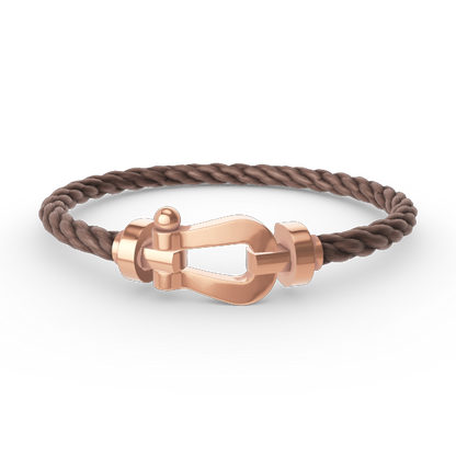 [Rosla]FORCE LARGE HORSESHOE NO DIAMOND BRACELET ROSE GOLD