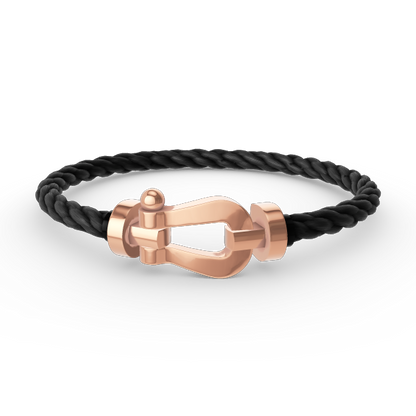 [Rosla]FORCE LARGE HORSESHOE NO DIAMOND BRACELET ROSE GOLD