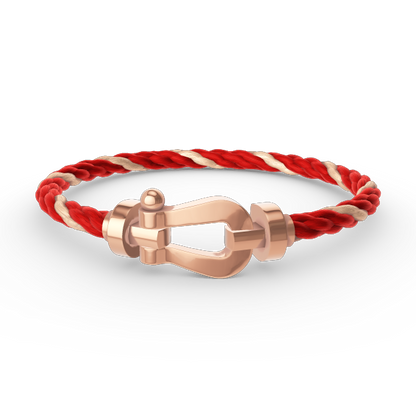 [Rosla]FORCE LARGE HORSESHOE NO DIAMOND BRACELET ROSE GOLD