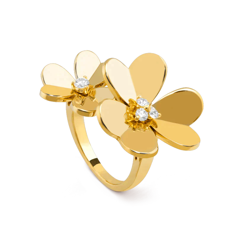 [Rosla]CLOVER COMOS GOLD DIAMOND RING