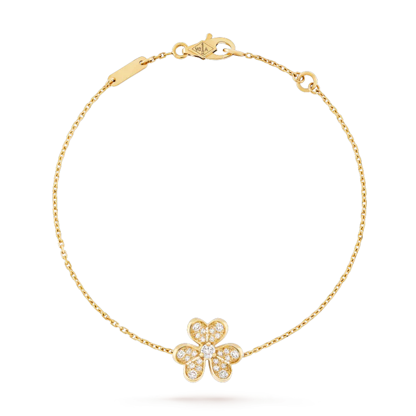 [Rosla]FRIVOLE GOLD FLOWER DIAMOND BRACELET