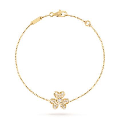 [Rosla]FRIVOLE GOLD FLOWER DIAMOND BRACELET