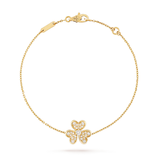 [Rosla]FRIVOLE GOLD FLOWER DIAMOND BRACELET