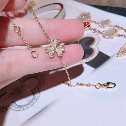 [Rosla]FRIVOLE GOLD FLOWER DIAMOND BRACELET