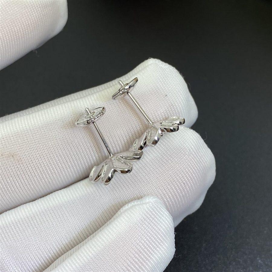 [Rosla]FRIVOLE MINI SILVER FLOWER EARRINGS