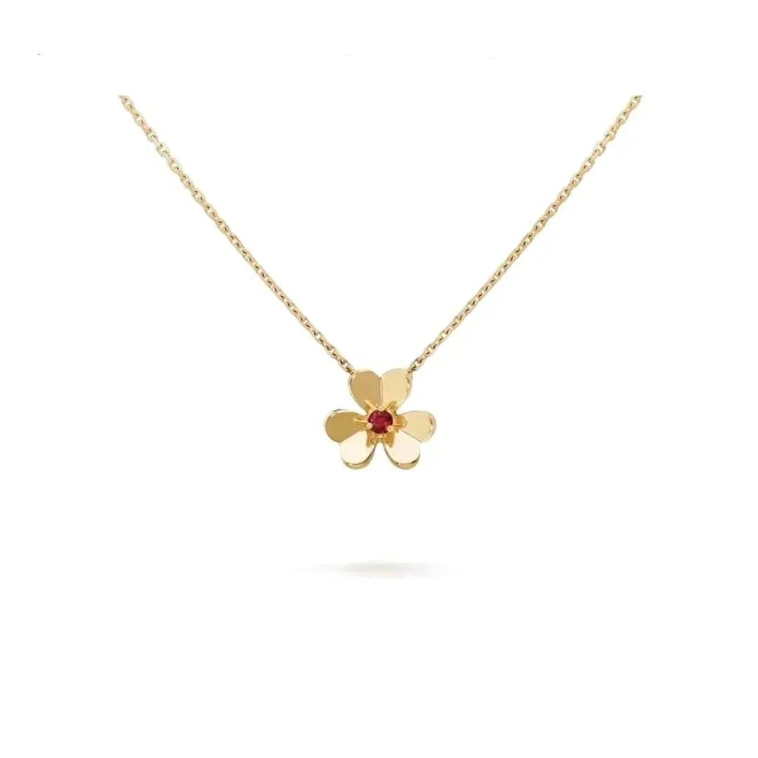 [Rosla]FRIVOLE GOLD FLOWER NECKLACE