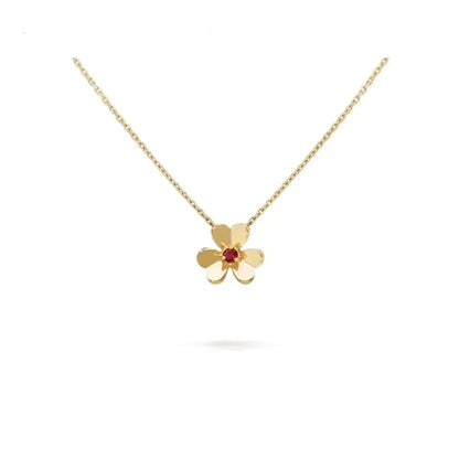 [Rosla]FRIVOLE GOLD FLOWER NECKLACE