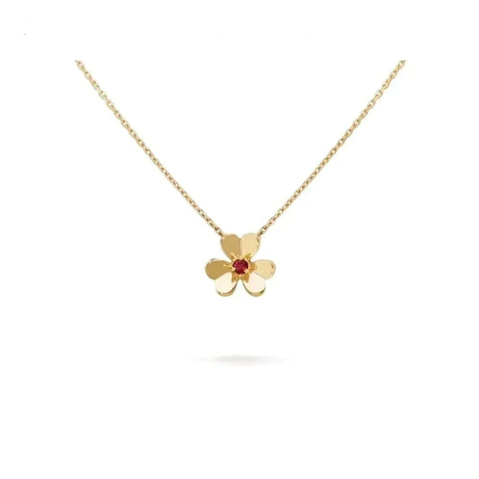 [Rosla]FRIVOLE GOLD FLOWER NECKLACE