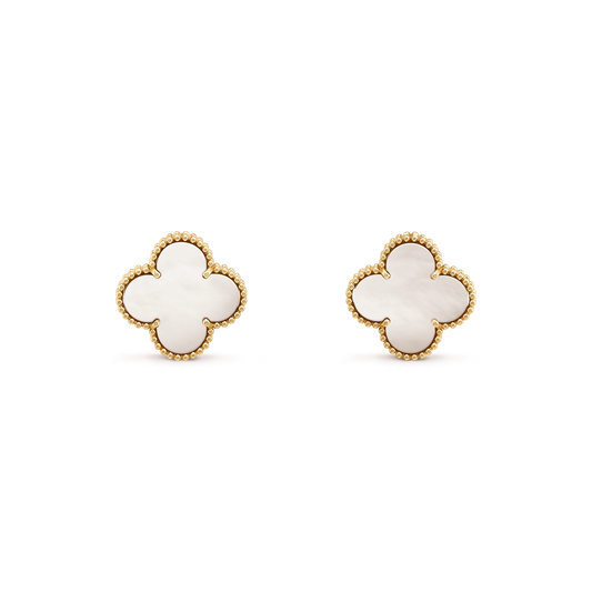 [Rosla]CLOVER MINI GOLD EARRINGS