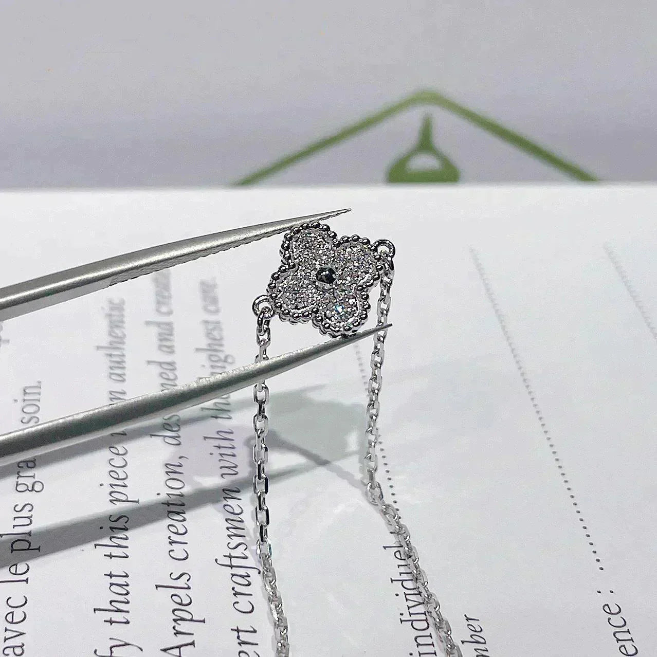 [Rosla]CLOVER  SINGLE FLOWER BRACELET SILVER