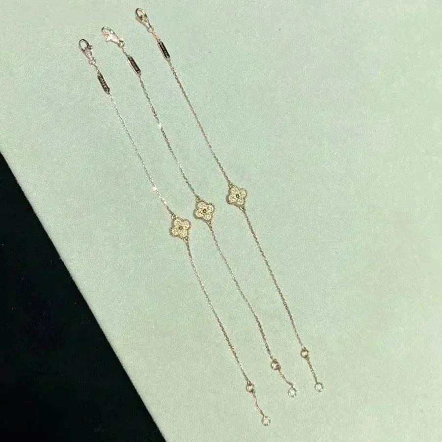 [Rosla]CLOVER SINGLE FLOWER BRACELET