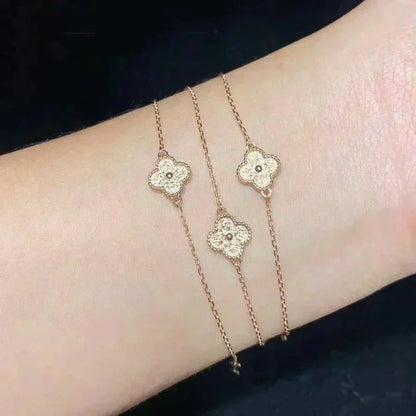[Rosla]CLOVER SINGLE FLOWER BRACELET