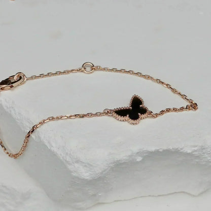[Rosla]BUTTERFLY ONYX  BUTTERFLY BRACELET