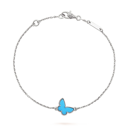 [Rosla]BUTTERFLY TURQUOISE BUTTERFLY BRACELET SILVER