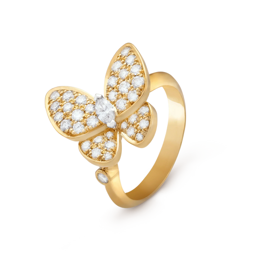 [Rosla]BUTTERFLY DIAMOND RING