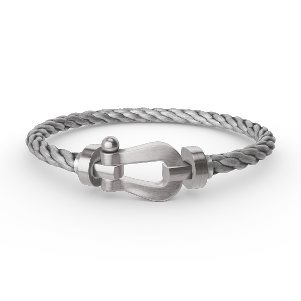 [Rosla]FORCE LARGE HORSESHOE NO DIAMOND BRACELET SILVER