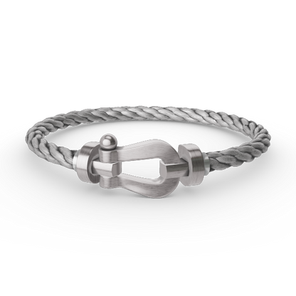 [Rosla]FORCE LARGE HORSESHOE NO DIAMOND BRACELET SILVER
