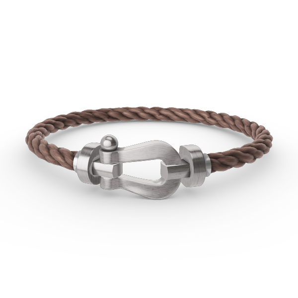 [Rosla]FORCE LARGE HORSESHOE NO DIAMOND BRACELET SILVER