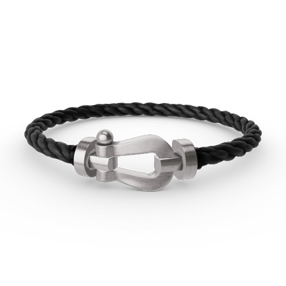 [Rosla]FORCE LARGE HORSESHOE NO DIAMOND BRACELET SILVER