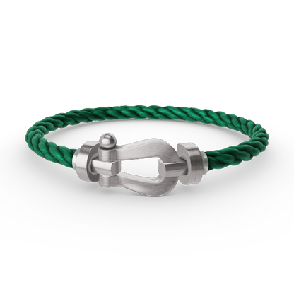 [Rosla]FORCE LARGE HORSESHOE NO DIAMOND BRACELET SILVER