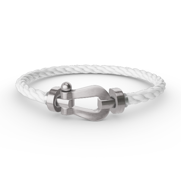[Rosla]FORCE LARGE HORSESHOE NO DIAMOND BRACELET SILVER