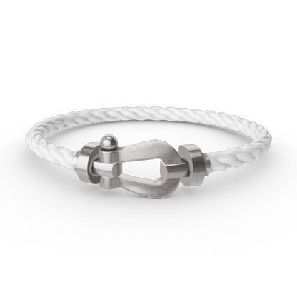 [Rosla]FORCE LARGE HORSESHOE NO DIAMOND BRACELET SILVER